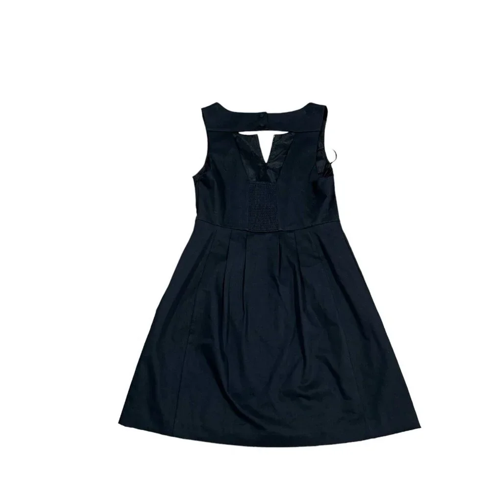 Moulinette Soeurs Anthropologie Size 6 P Black Floral Embroidery PERENNIAL Dress - Picture 7 of 15